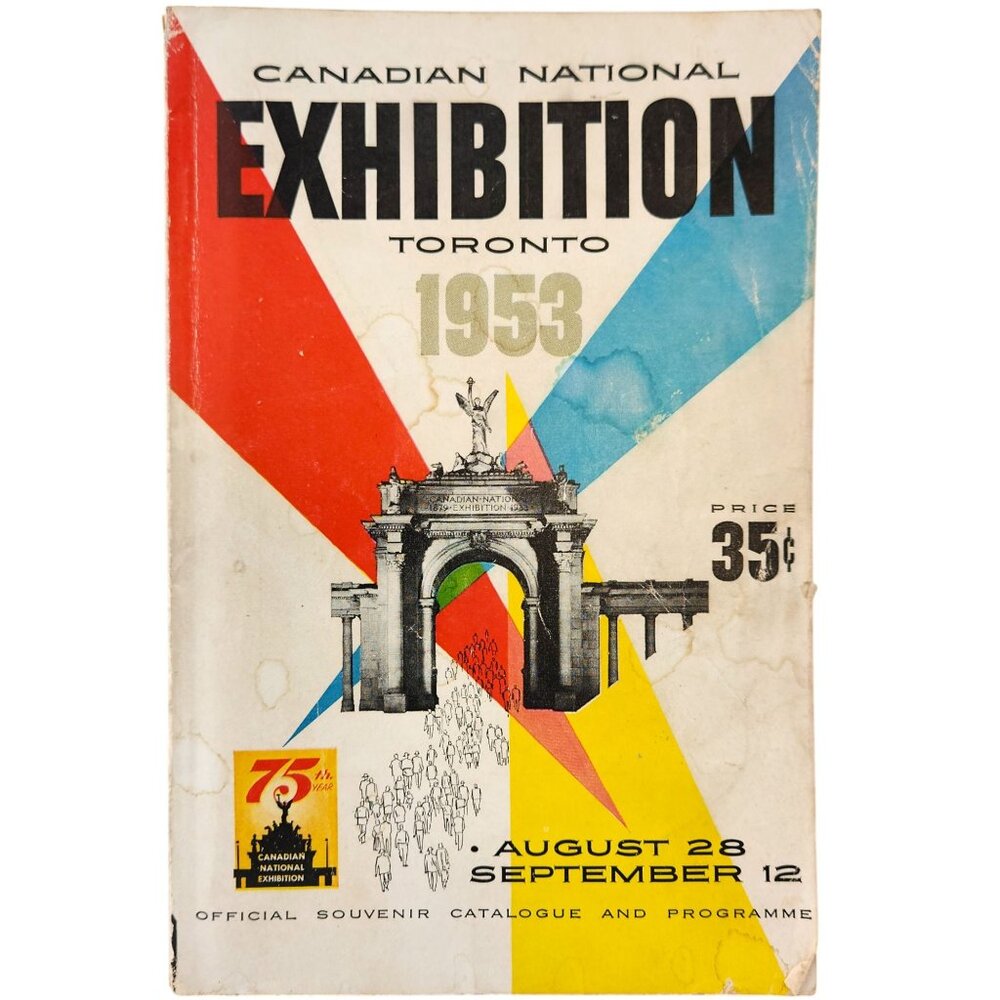 Canadian National Exhibition 1953 Souvenir Catalogue & Program Vintage CNE Bookl
